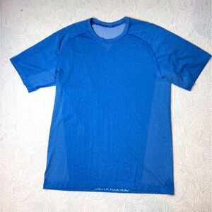 Lululemon Metal Vent Tech Men's Athletic Shirt Size M Blue